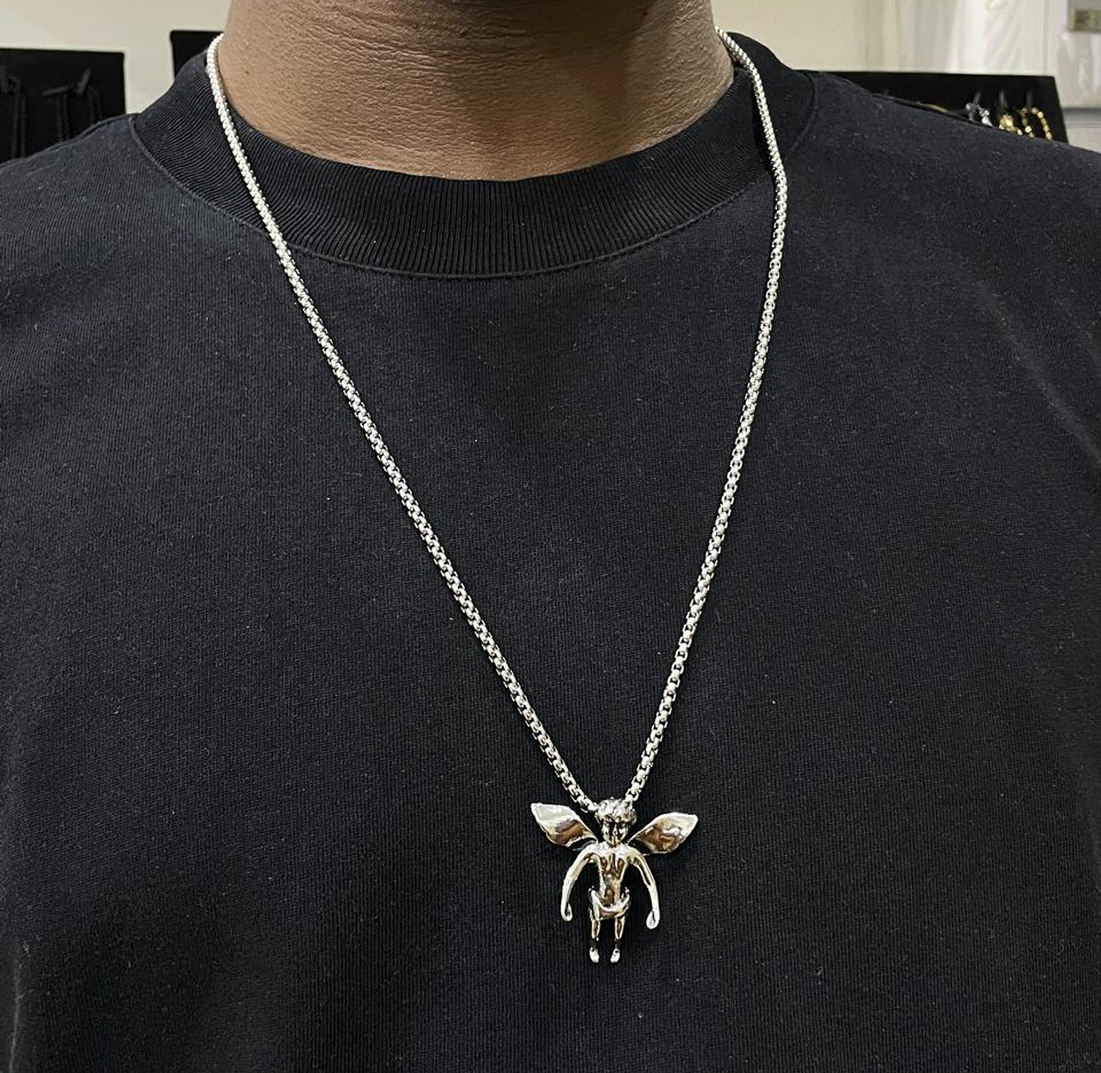 Guardian Angel Stainless Steel Chain image