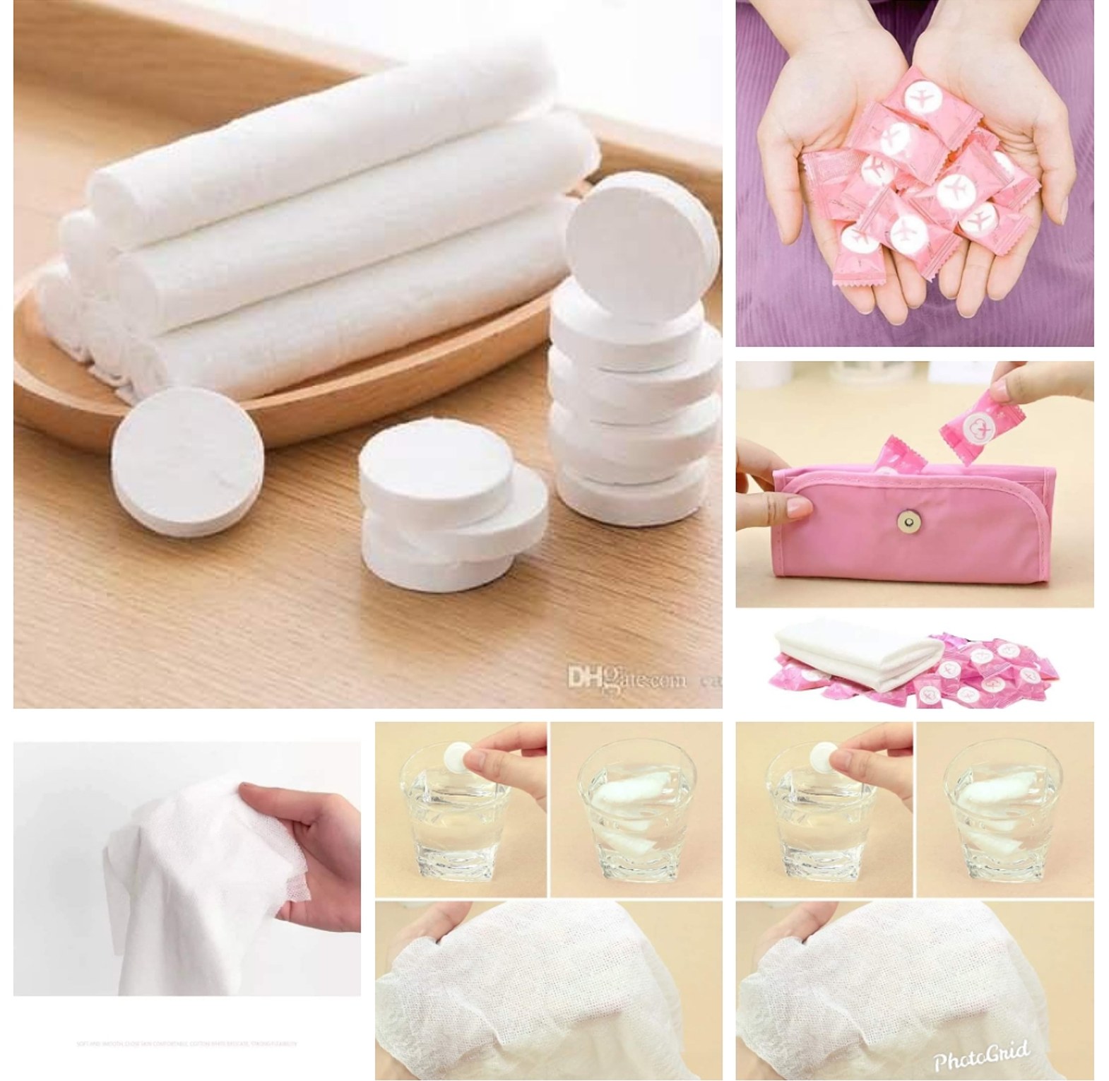 Magic compact towels image