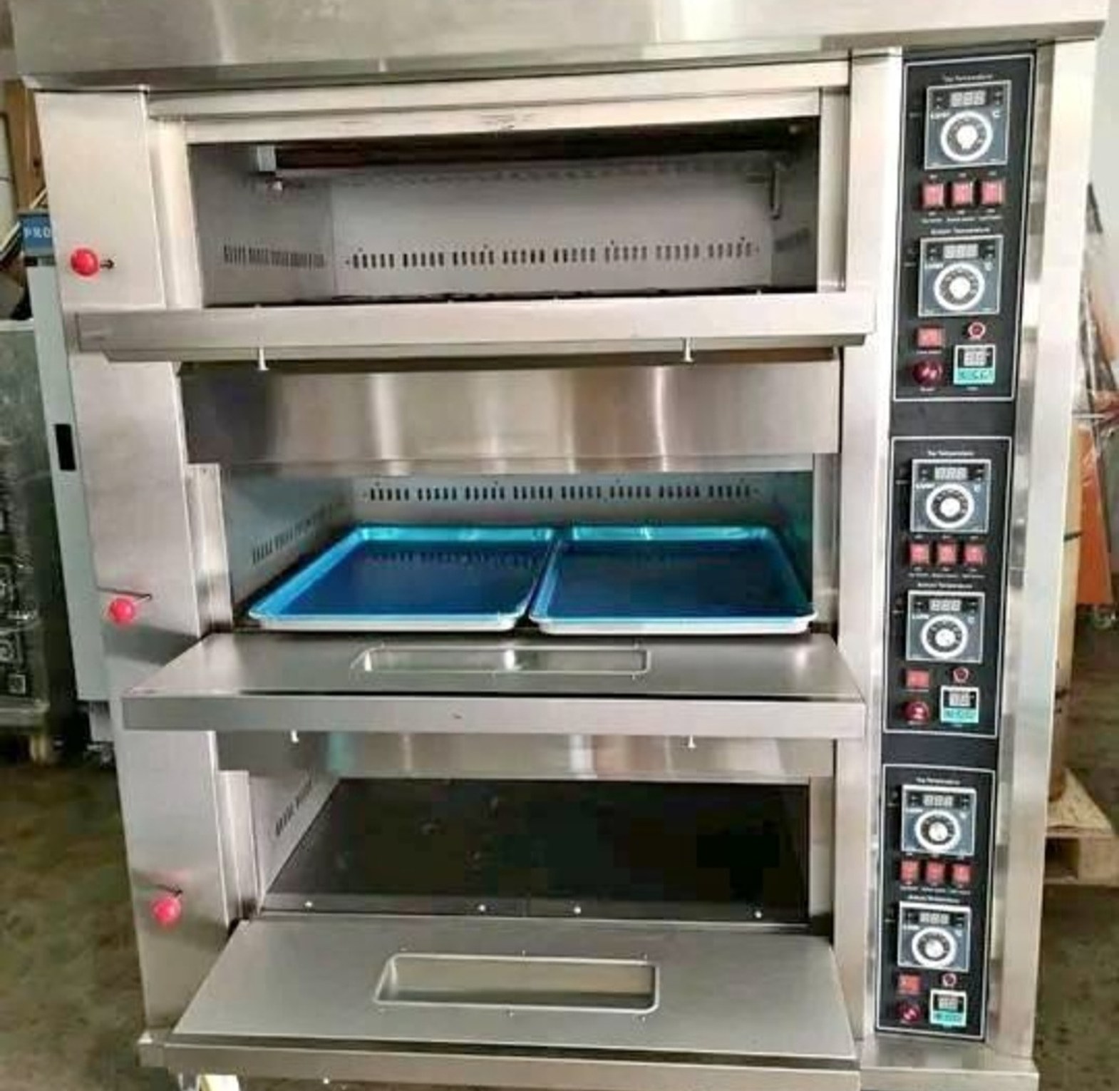 3 deck 6 tray oven image
