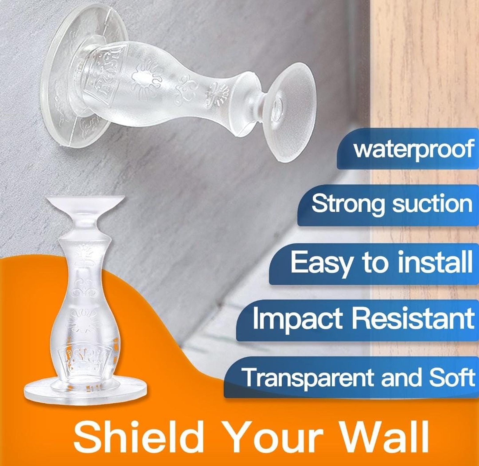 Silicone Anti-Collision Door Stopper image