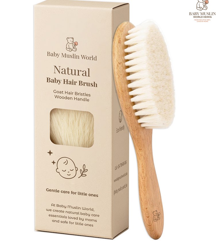 Baby Muslin World Natural Hair Brush image