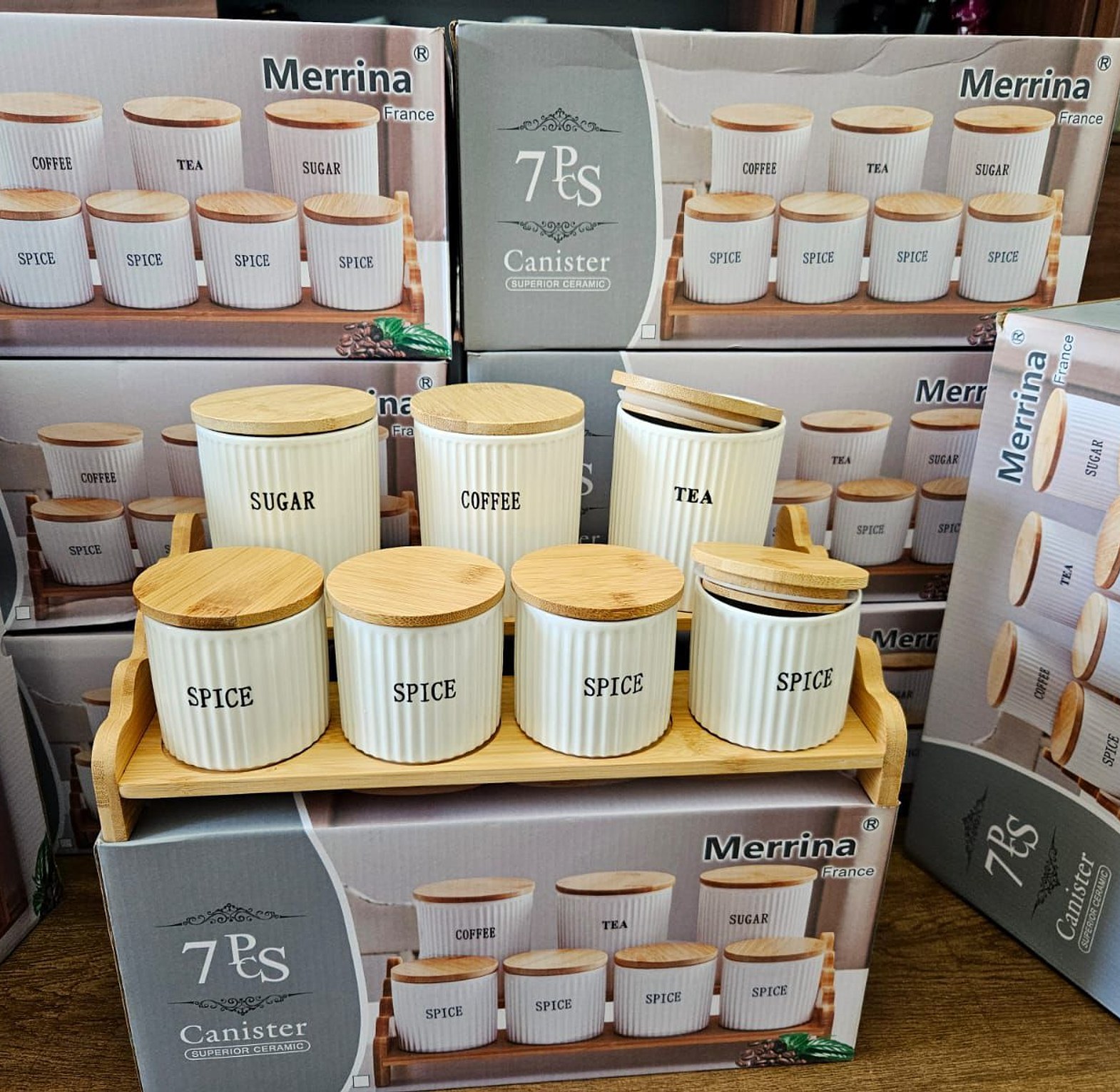 Heavy-Duty 8-Piece Canister Set image