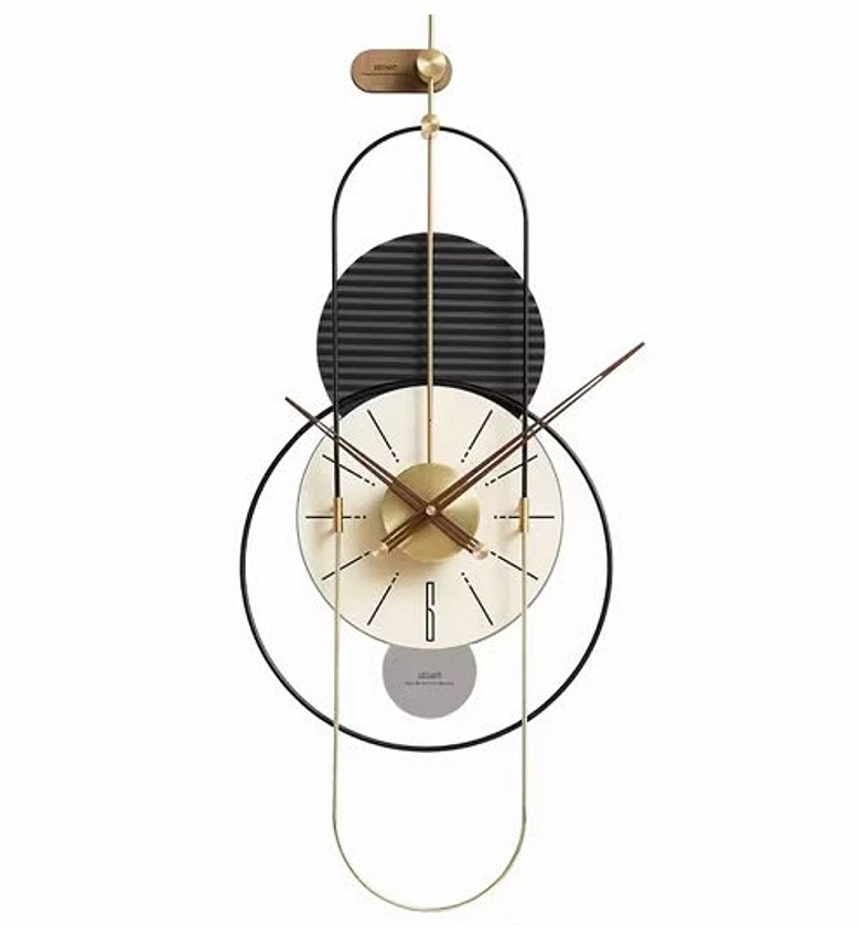 luxury Modern Geometric Wall Clock image