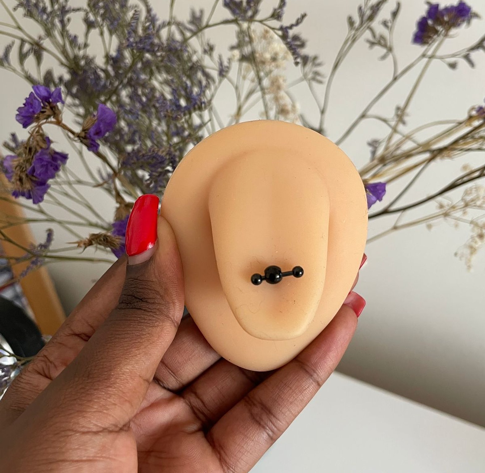 Orb Row Tongue Ring  image