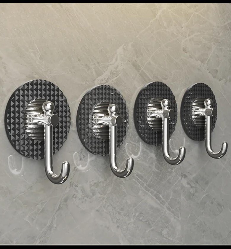 2pcs No Drilling Light luxury Wall Hook image