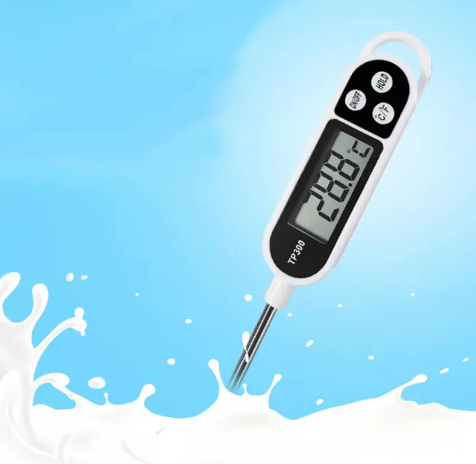 Digital Food Thermometer For Cooking, Bbq & Baking image