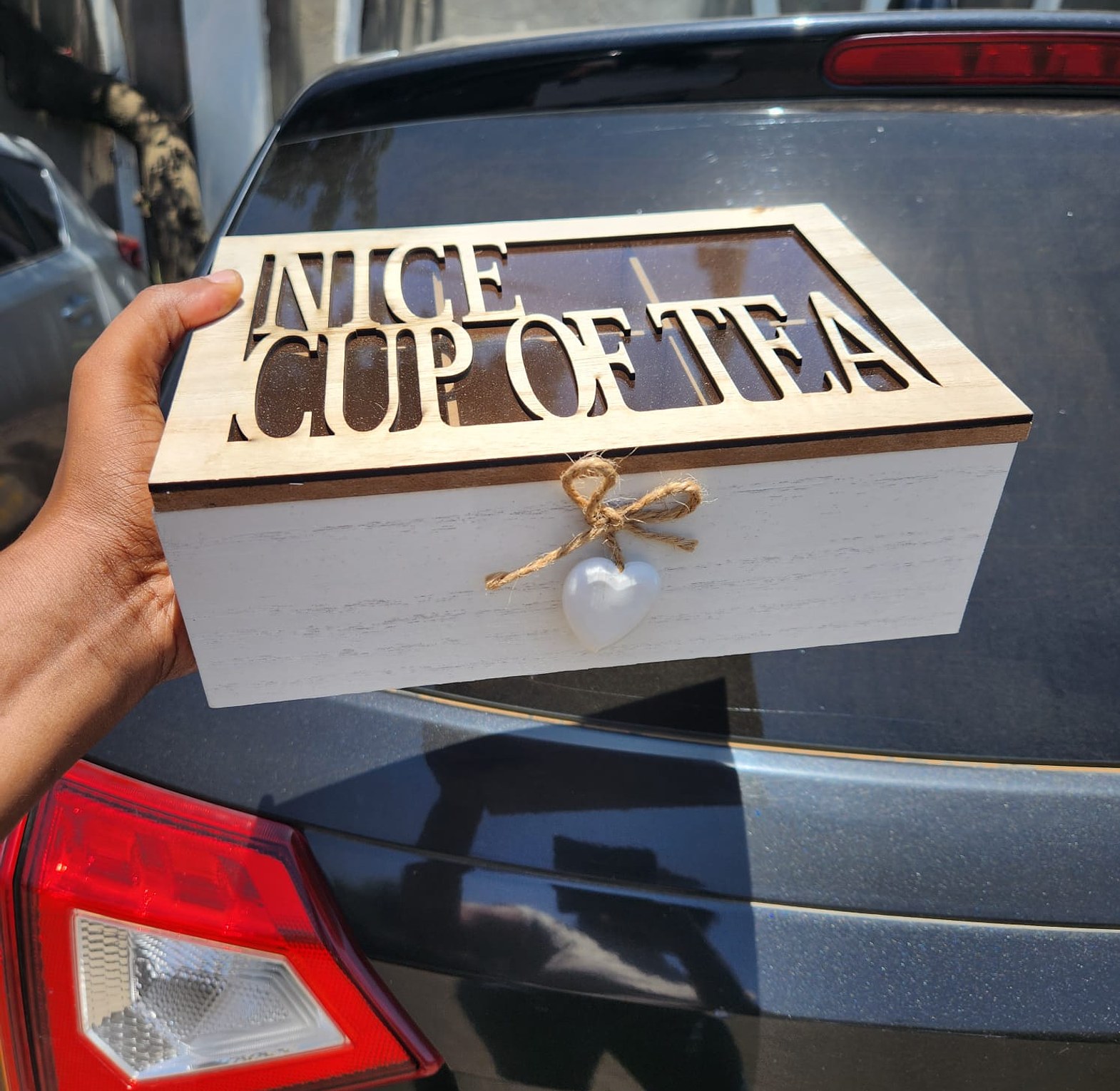 Wooden Tea Bag Holder image