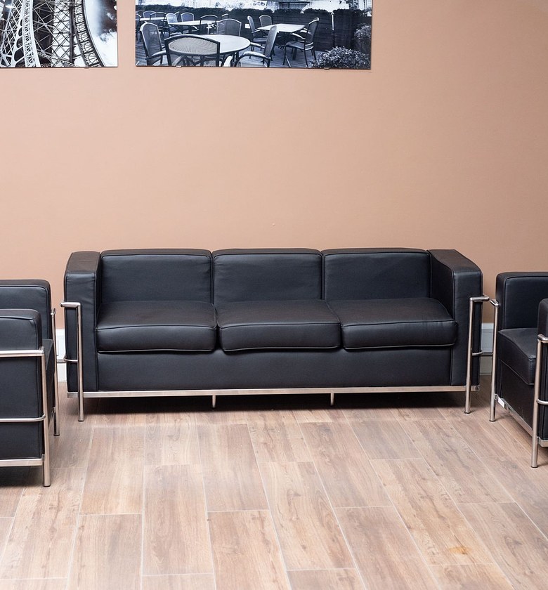 OFFICE SOFA 3+1+1 CLR BLA image