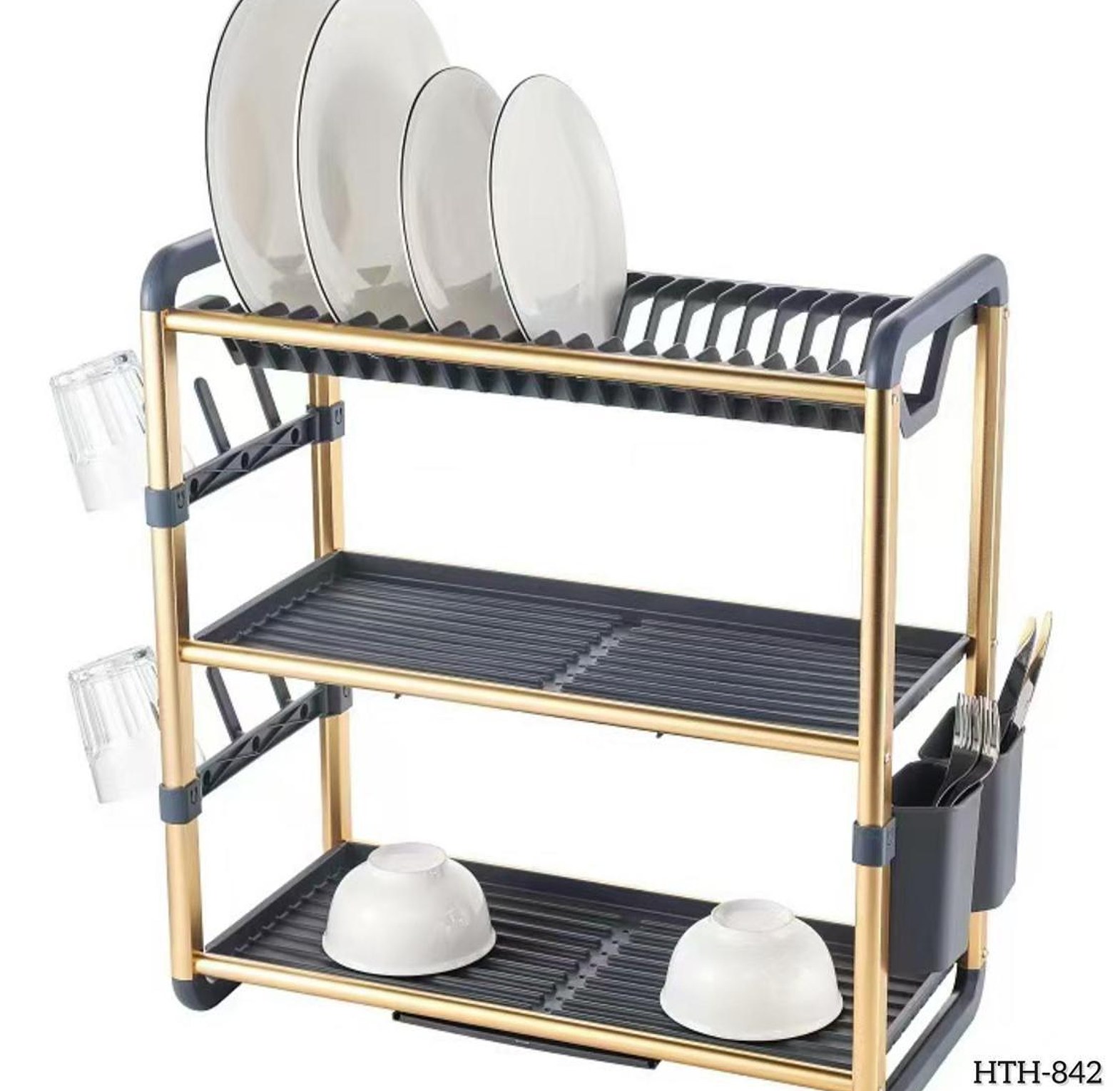 HTH Triple Layer Dish Rack image