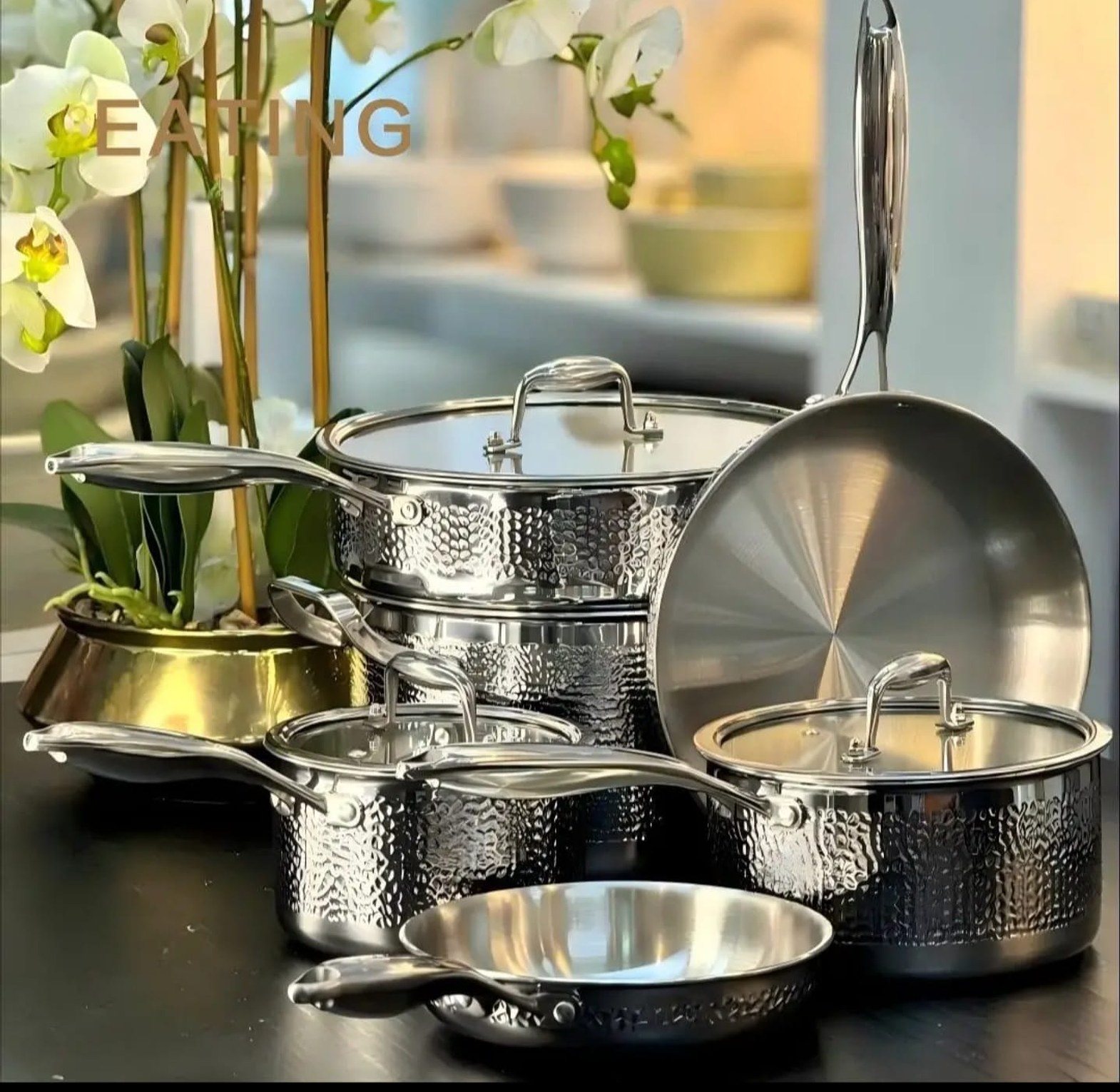 10PCS Premium Stainless Steel Cookware Set image