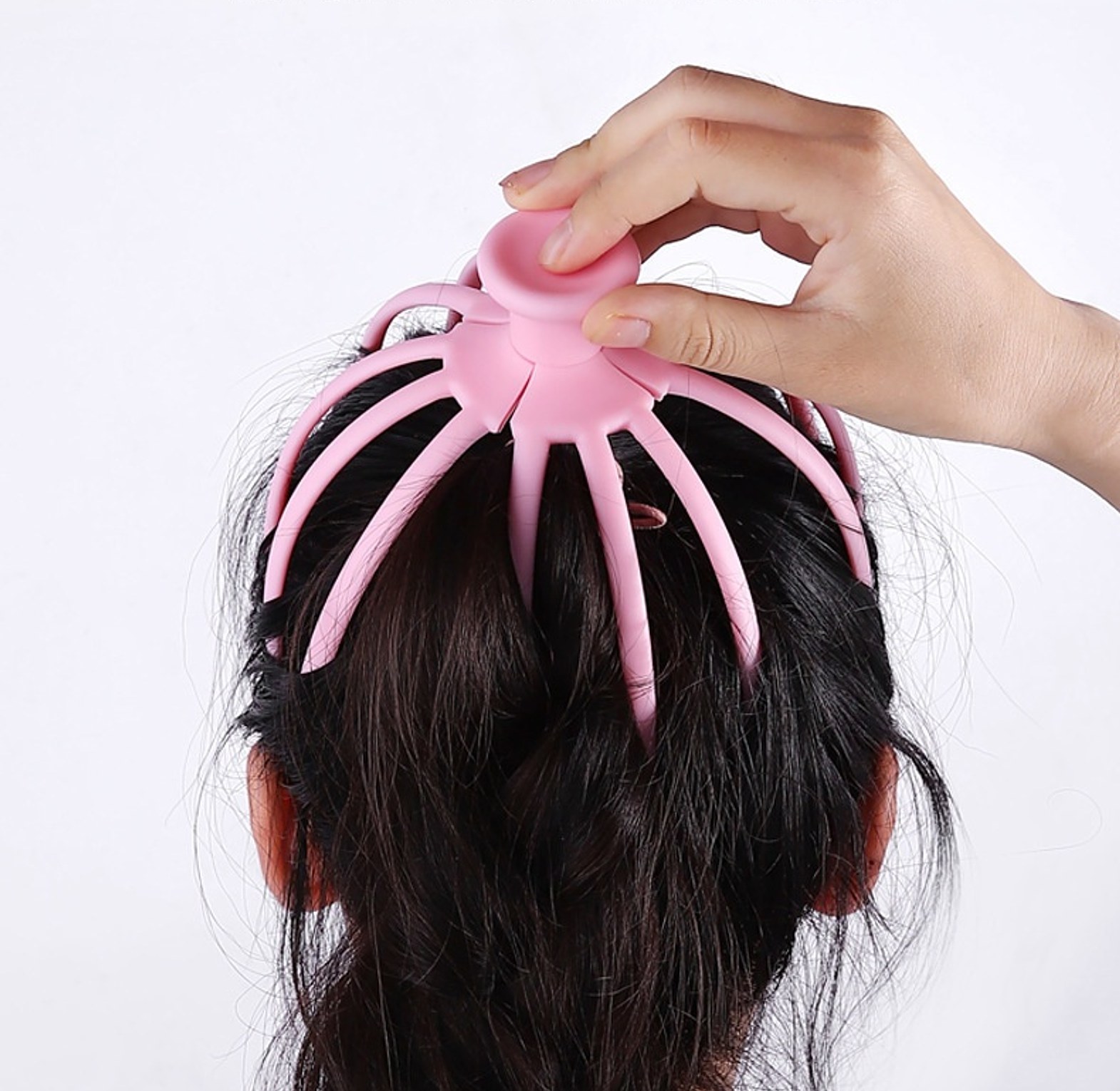 Head Scalp Massager, Octopus Shaped Head Scalp Massage Comb image