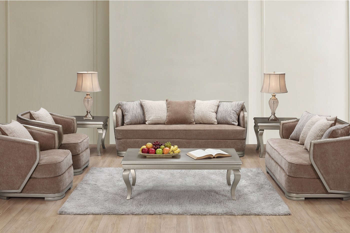 AMAYA 7 Seater Fabric Sofa image 1