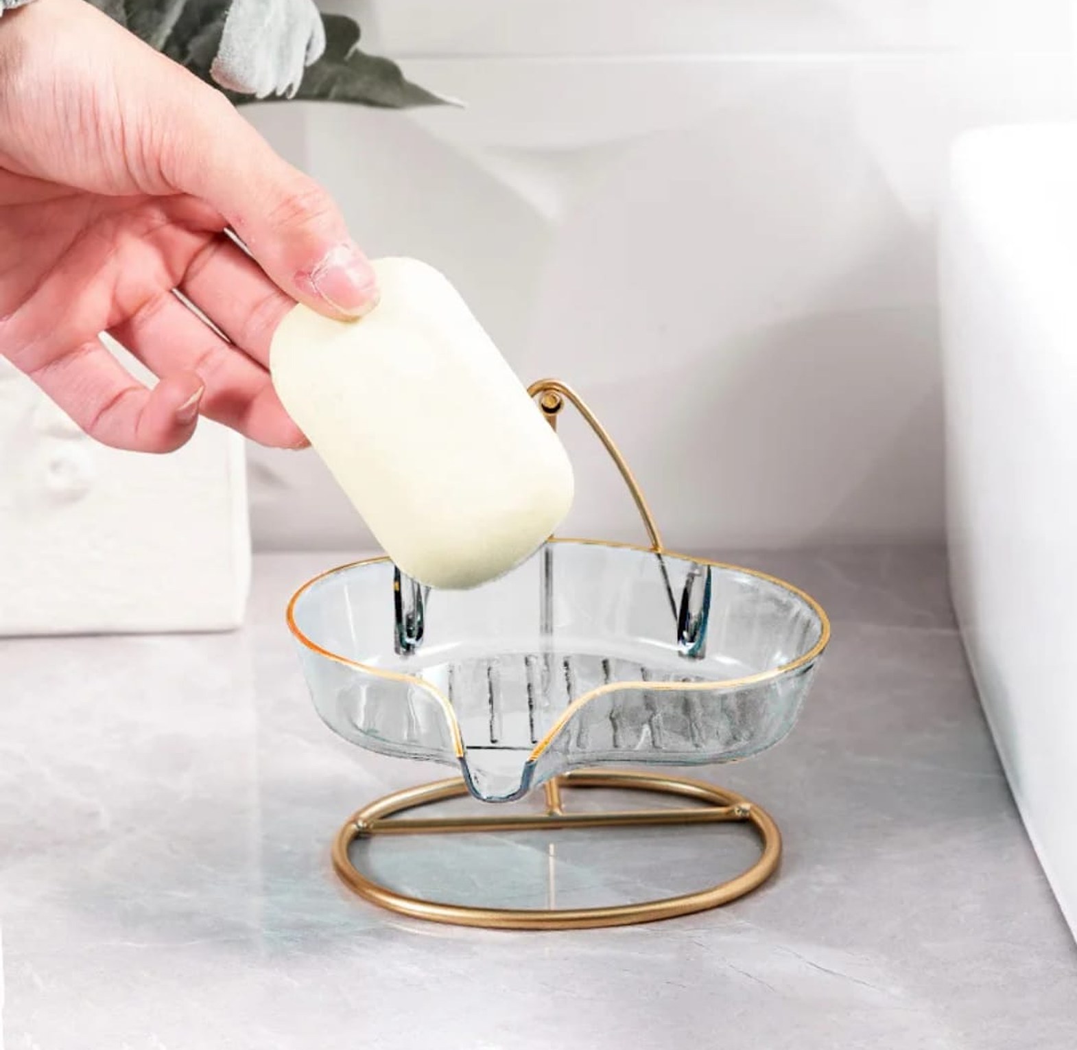 1PC Light Luxury Soap Dish   image