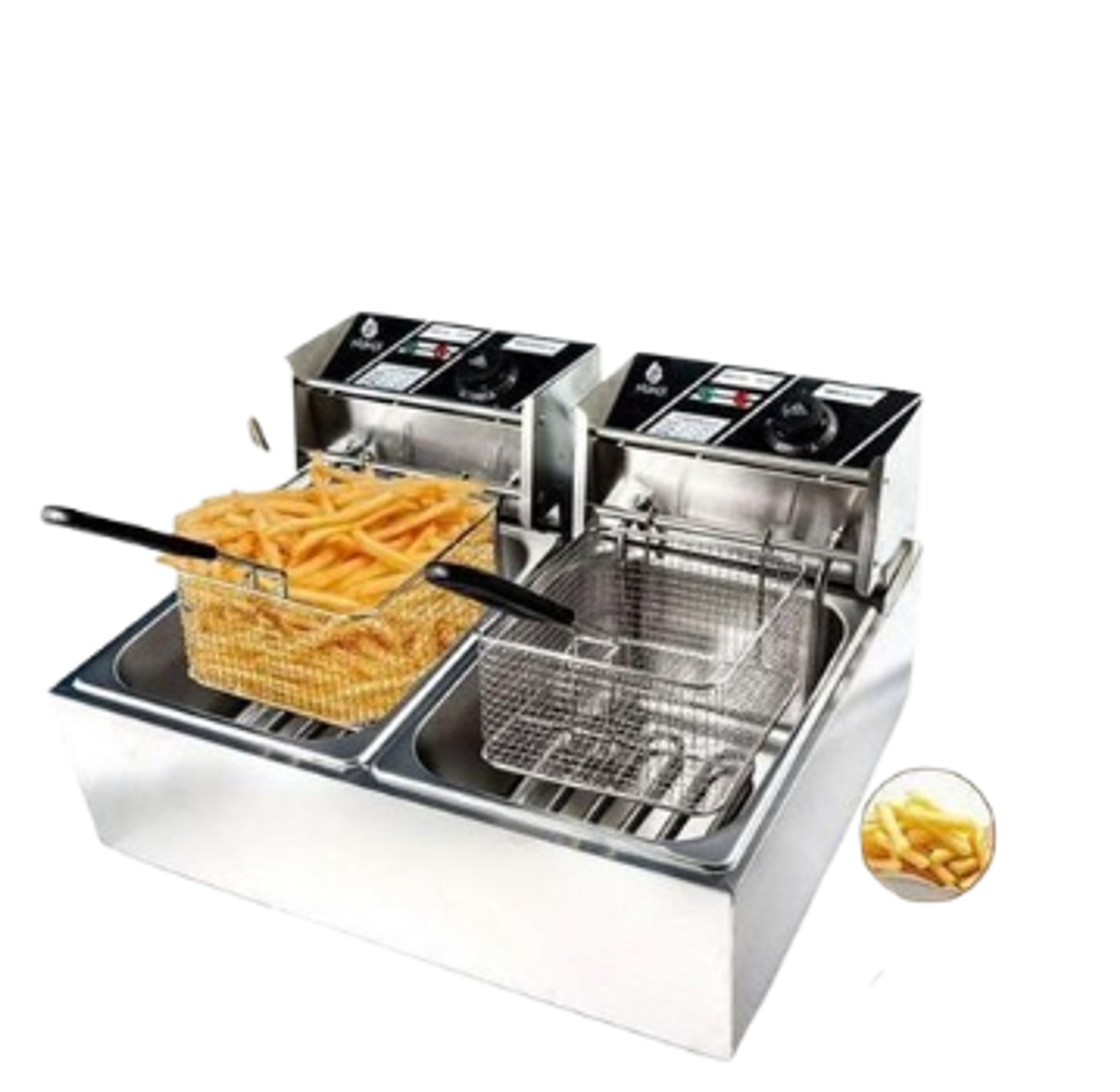 Deep Fryer. Nunix Double Deep Fryer image