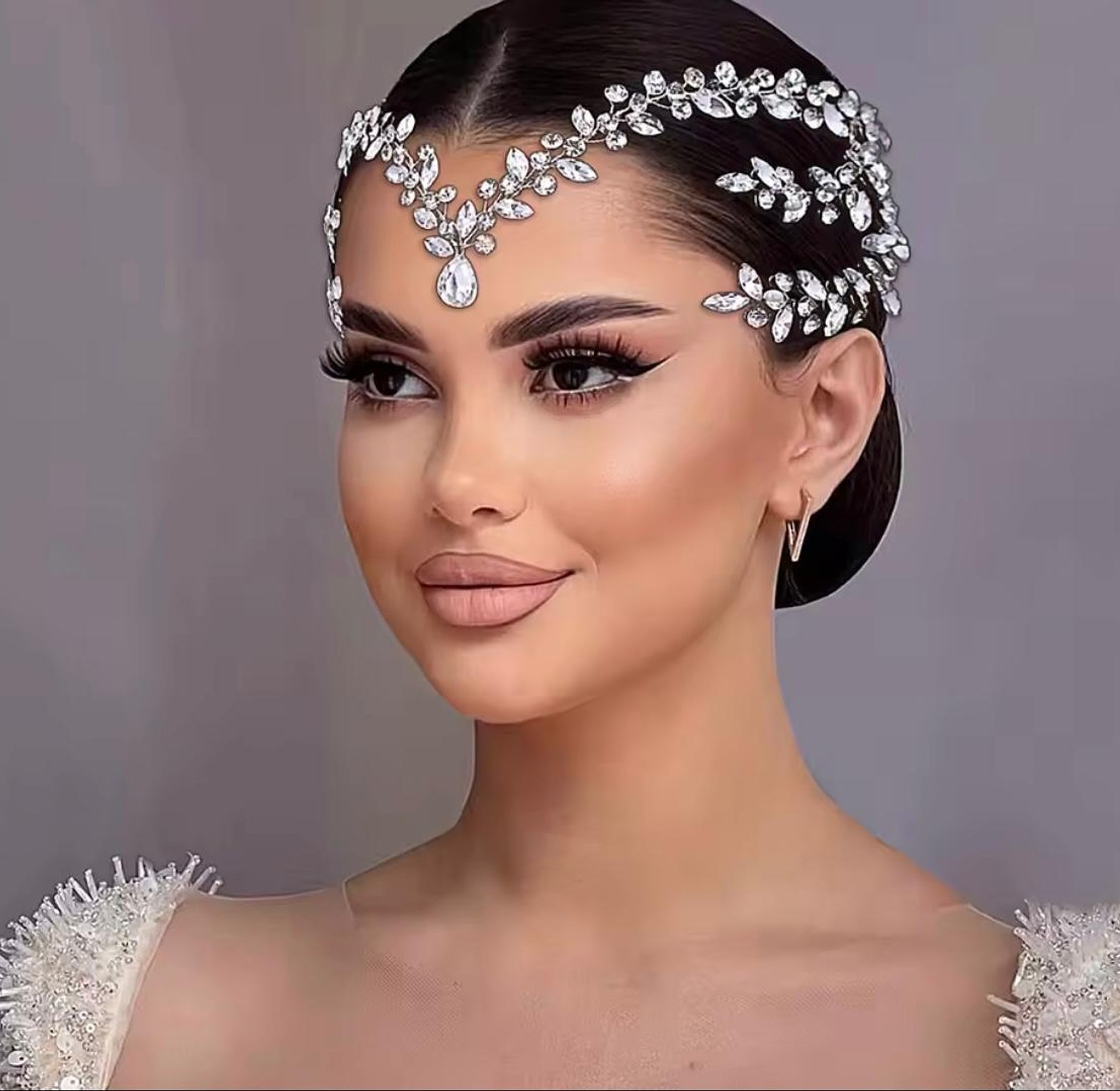 Arboreal Crystal Bridal Forehead Vine image