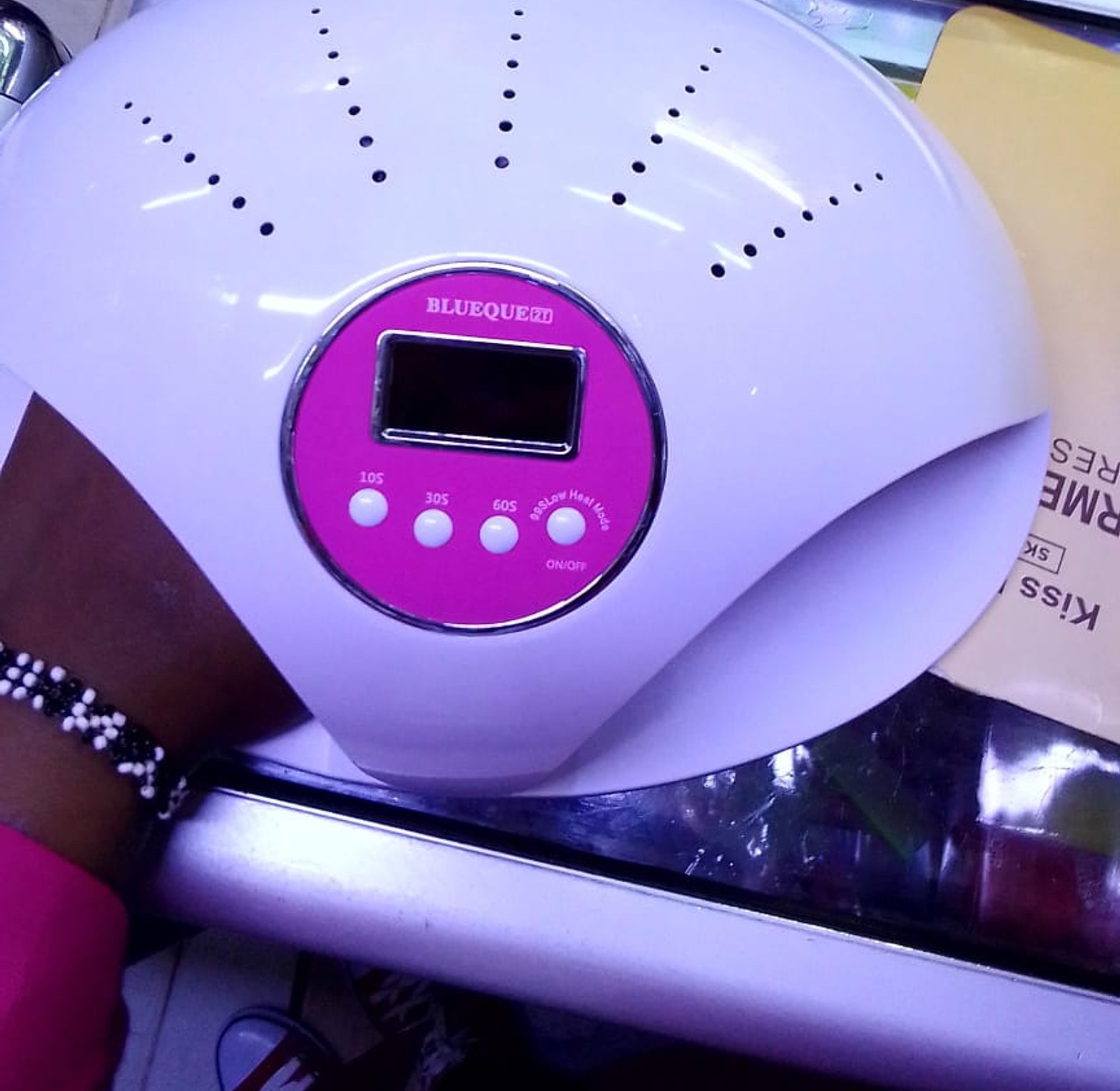Nail Dryer. BLUEQUE UV/LED Nail Lamp image