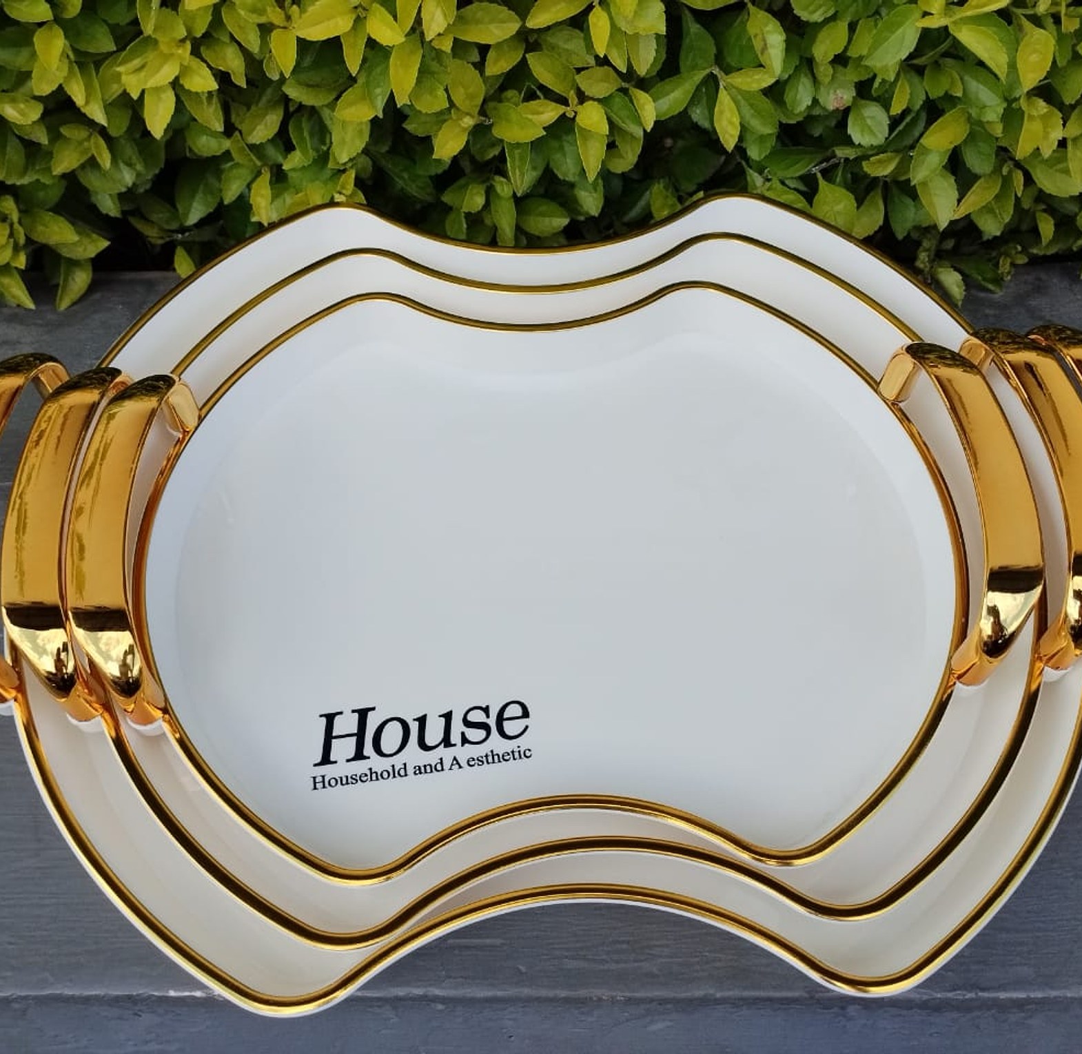 Classic serving tray  image