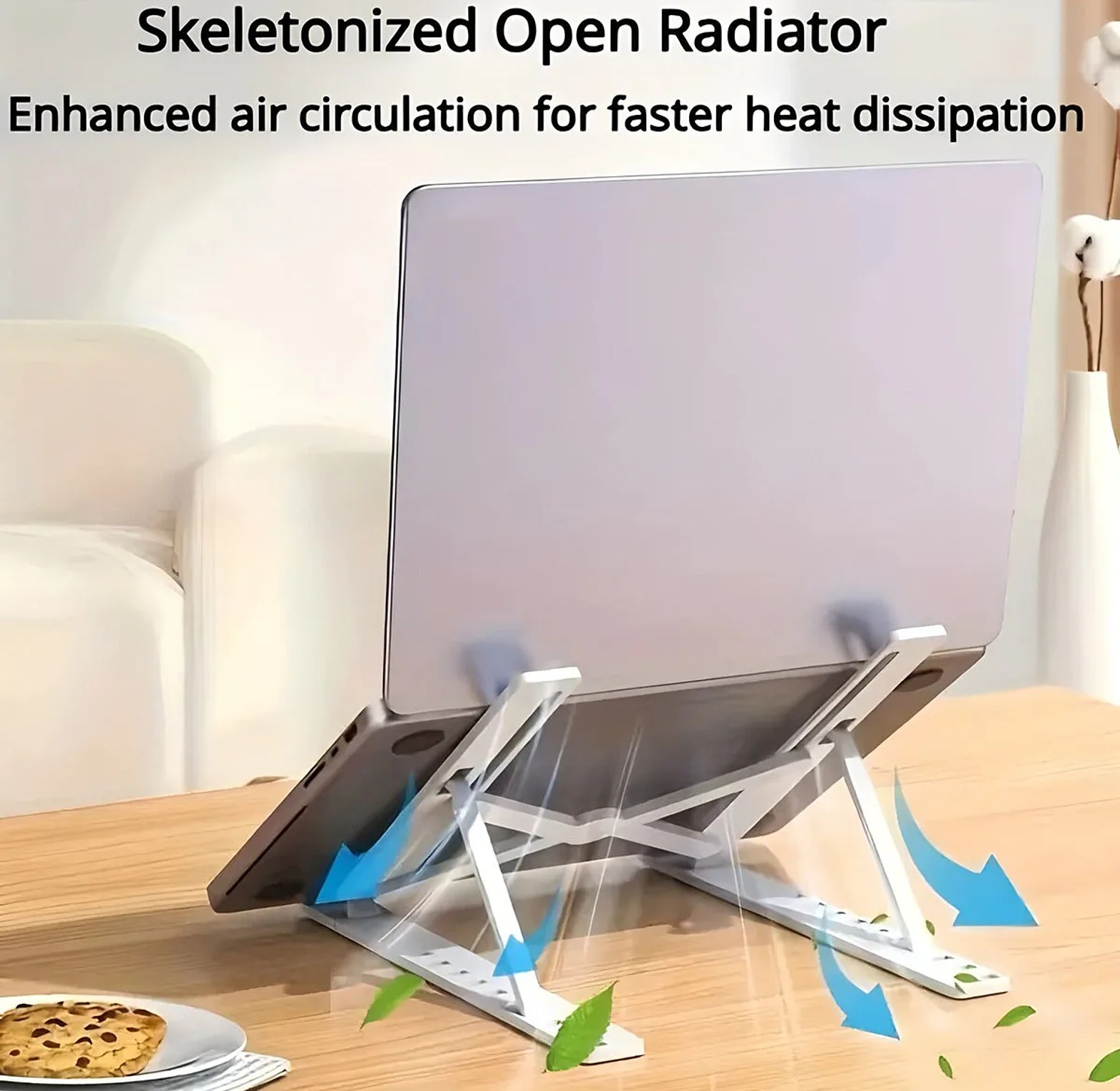 Metallic Laptop Stand, Tablet or Pad Stand and Holder image