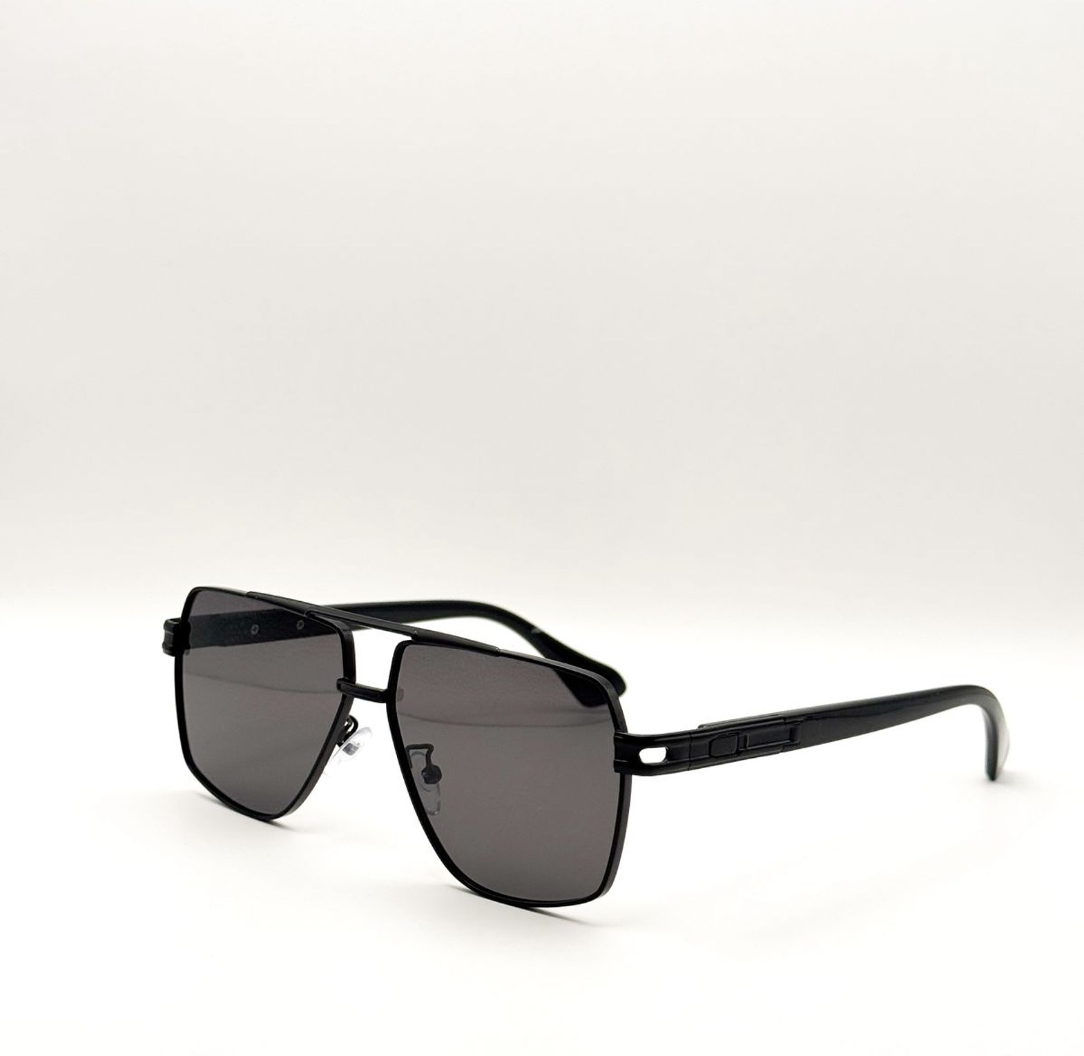 Stealth Onyx Aviator Sunglasses image
