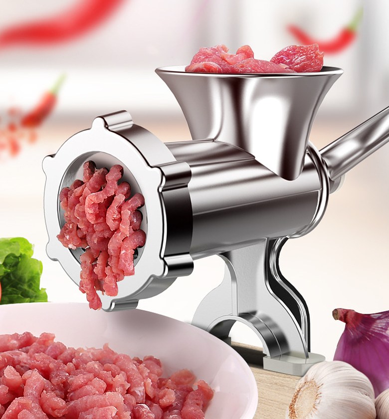 Aluminium Manual Meat Mincer image