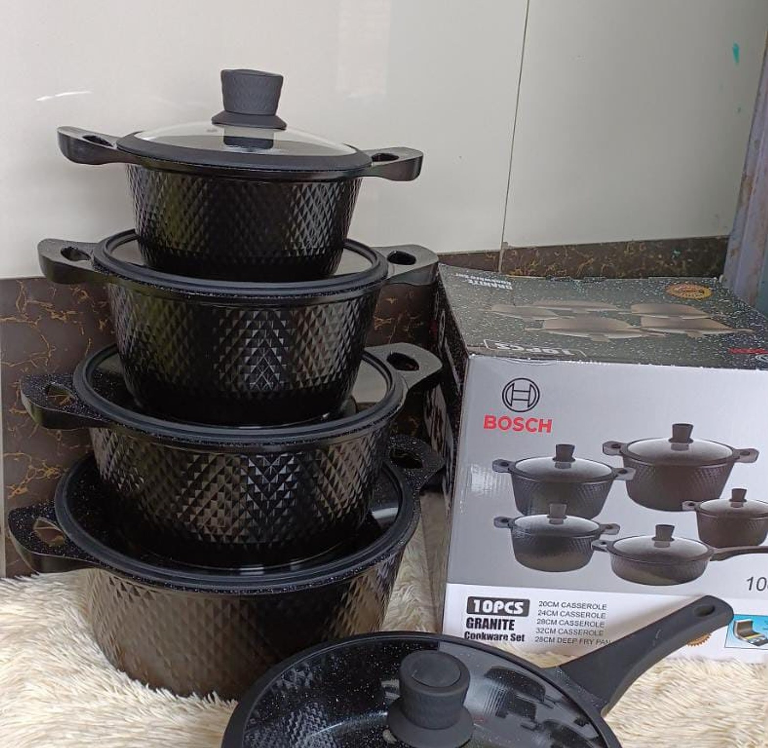 Bosch 11-Piece Granite Cookware Set image