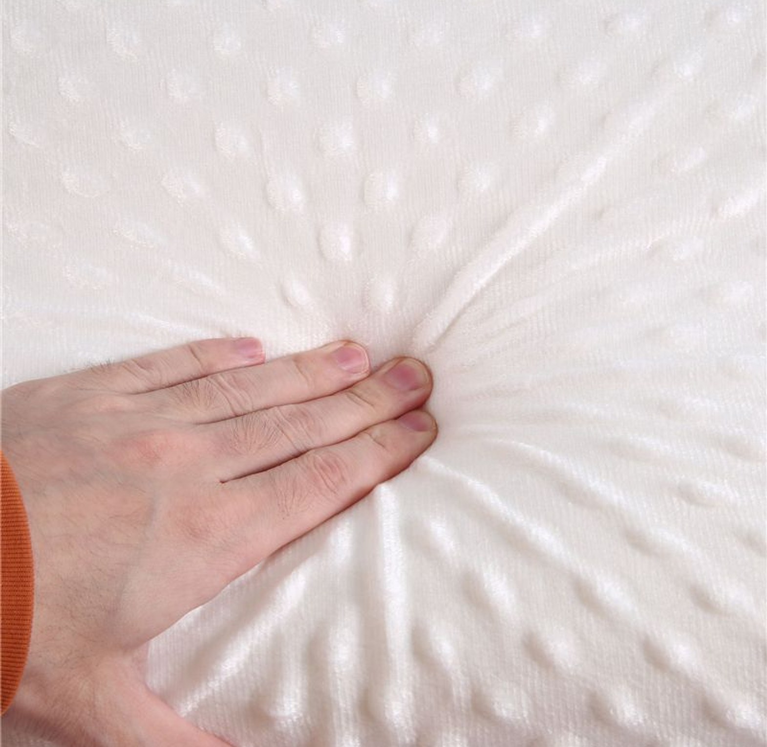Premium Orthopedic Natural Latex Pillow for Neck Pain Relief - Ergonomic Contoured Sleeping Pillow image