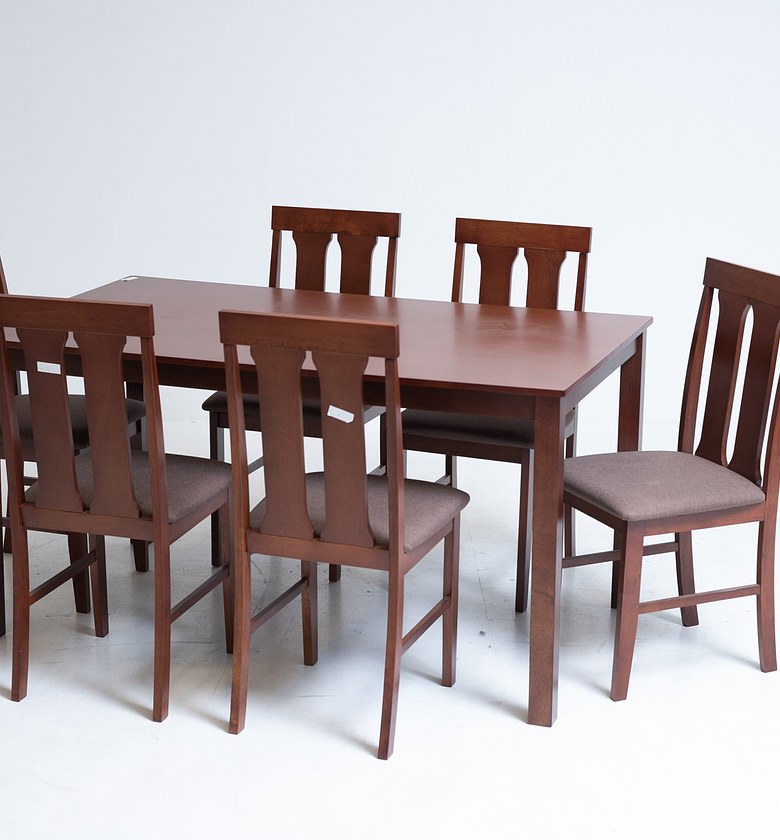 TABLE DINNING + 6 CHAIRS  image