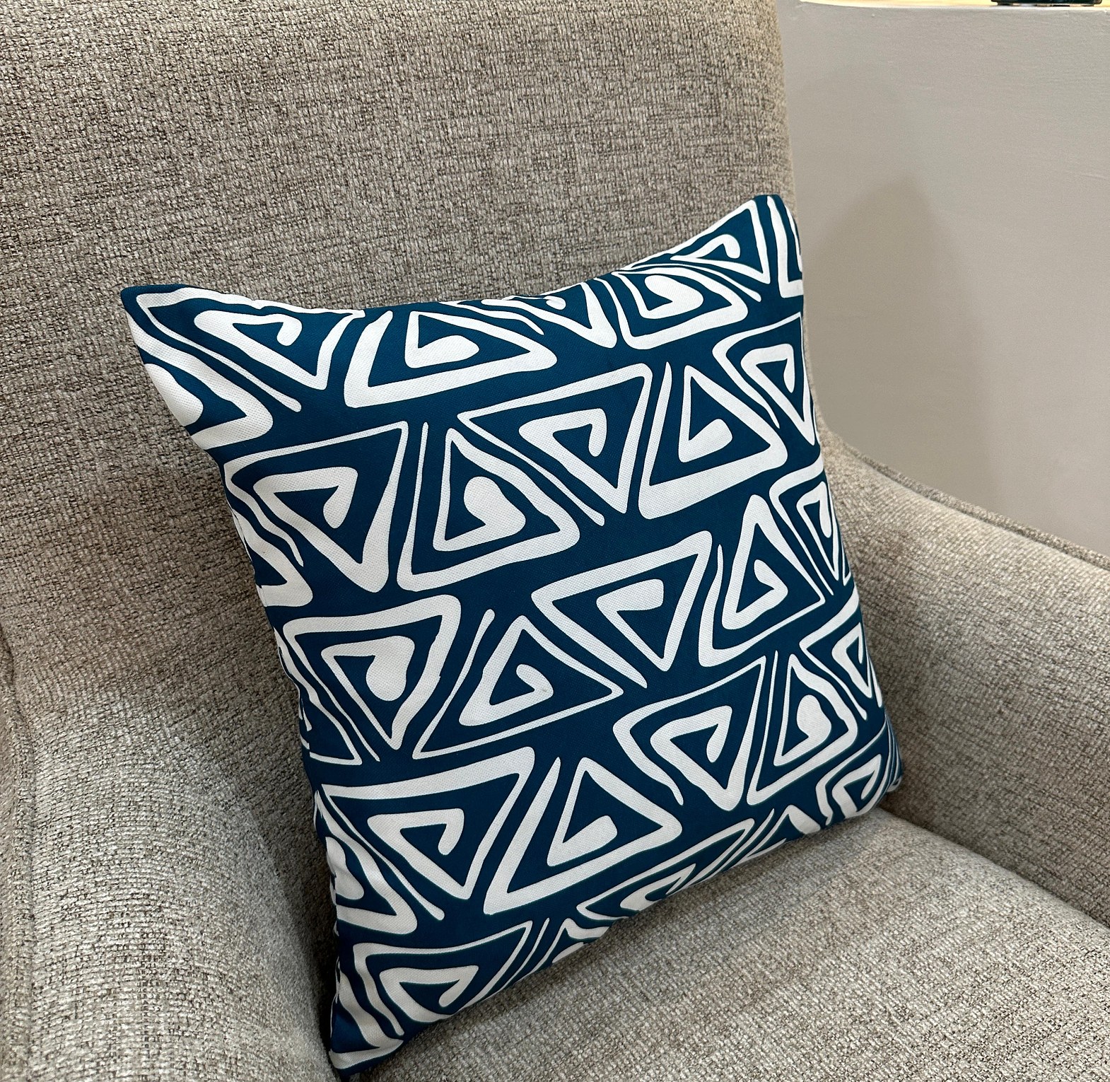 Luxury Boho cushion cover in teal image