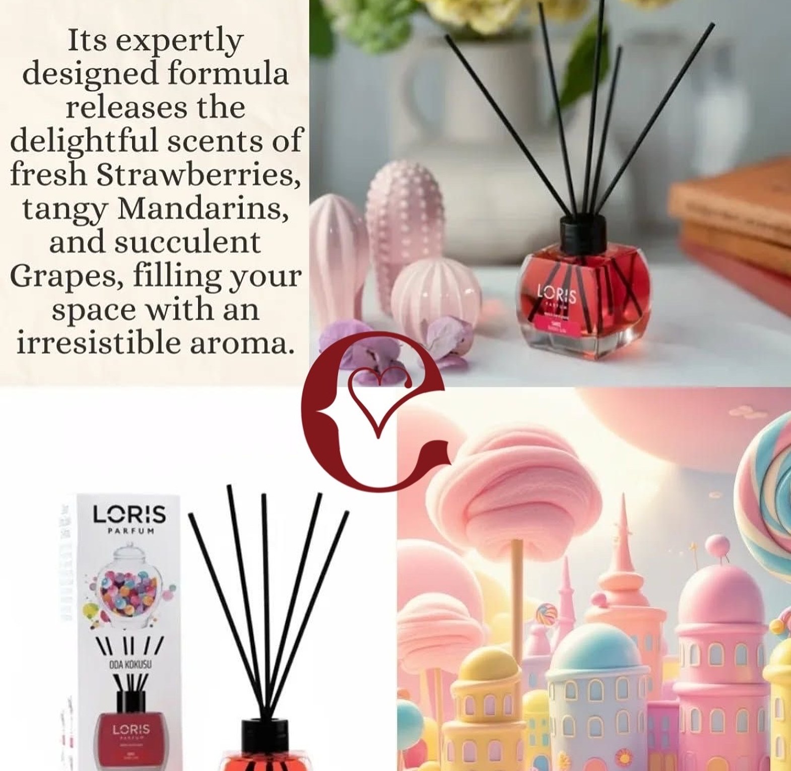 Loris Bubblegum Reed Diffuser 120ml image