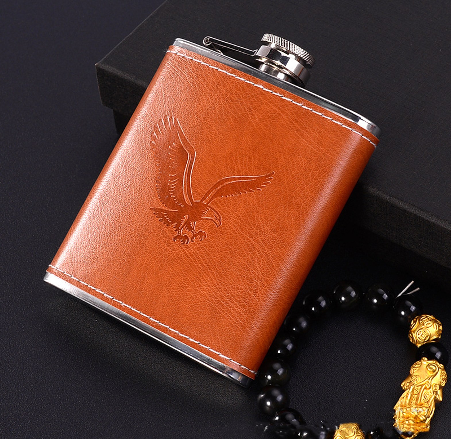 Hip Whisky Flask, Liquor Bottle image