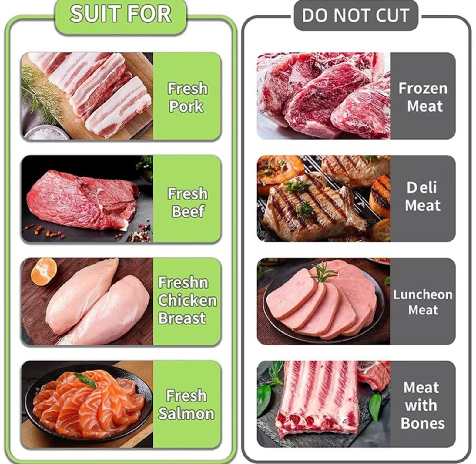 Multifunctional Meat Slicer & Strip Cutter - Precision Kitchen Tool for Home Chefs image