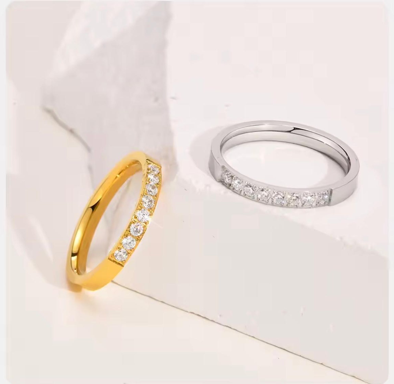 The Architectural Pave Band Set image