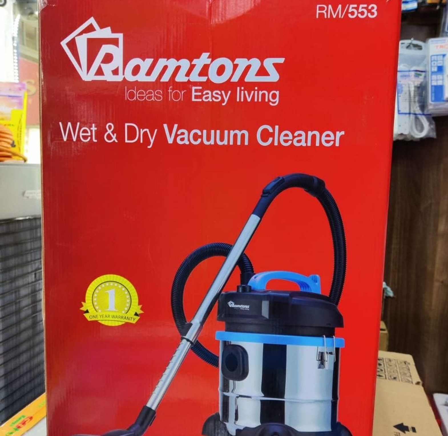  Ramtons RM/553 Wet & Dry Vacuum Cleaner. image