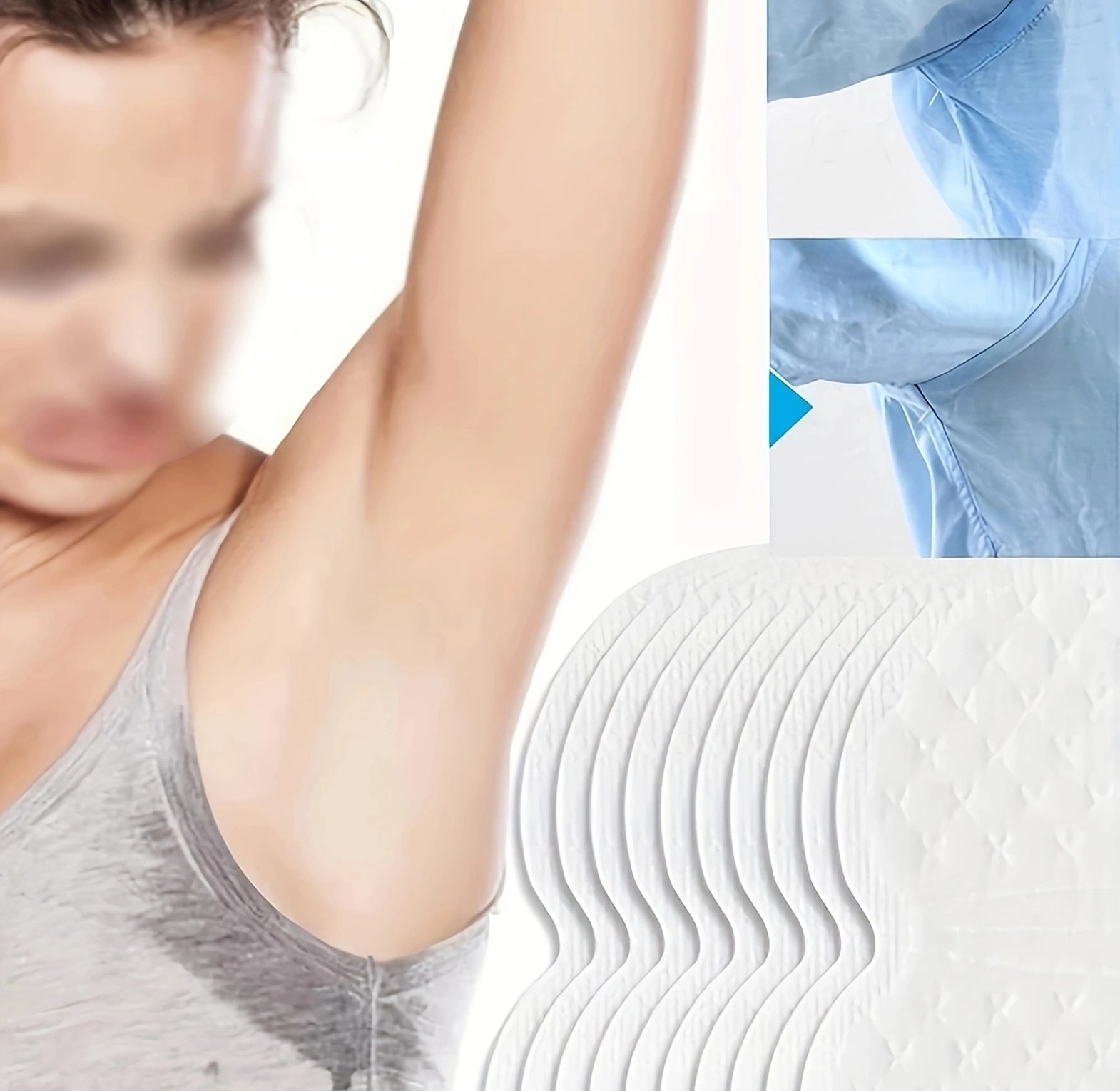 9pcs Underarm Sweat Absorbent Pads image