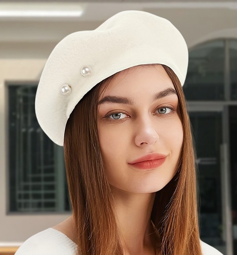 Women’s Pearl Beanie Hat image