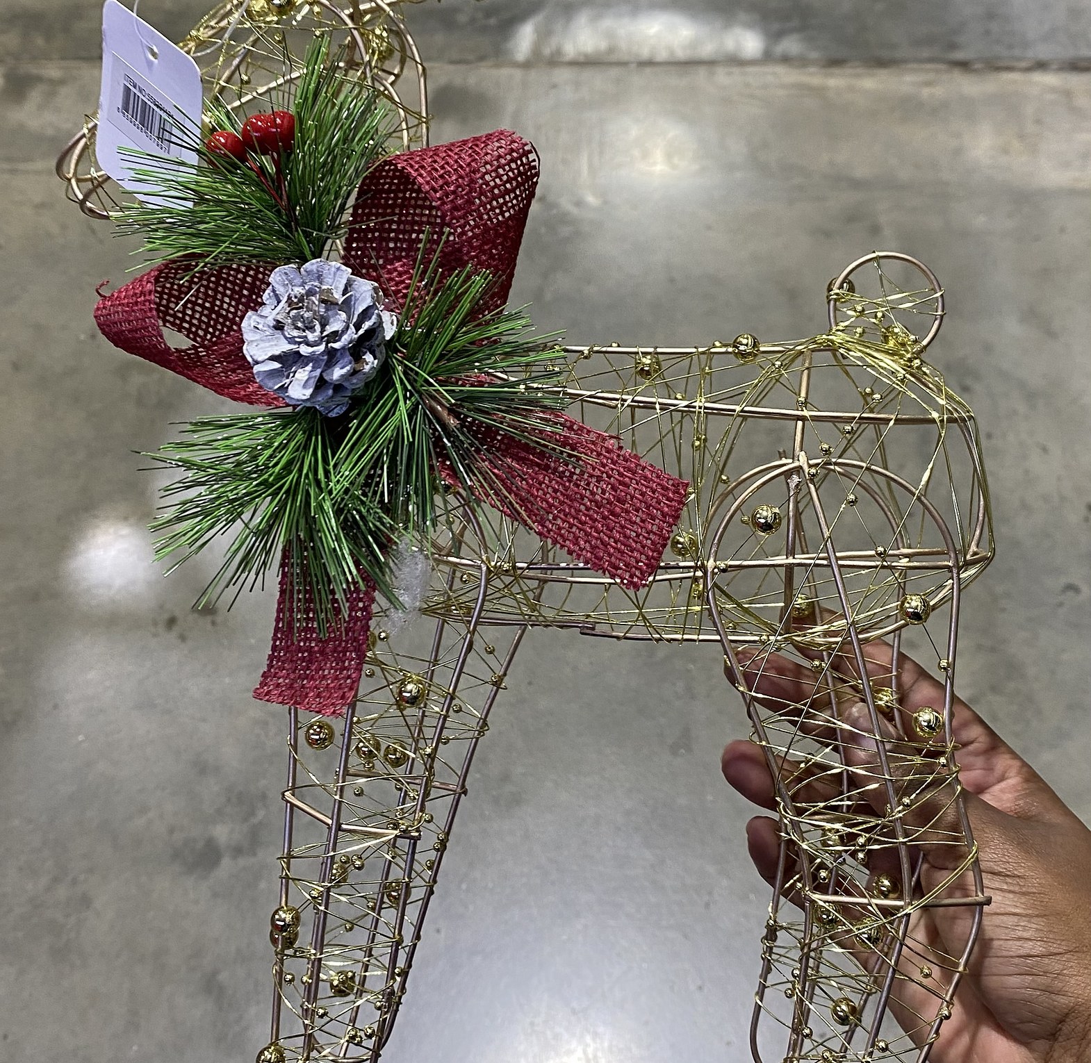 Christmas reindeer ornament  image