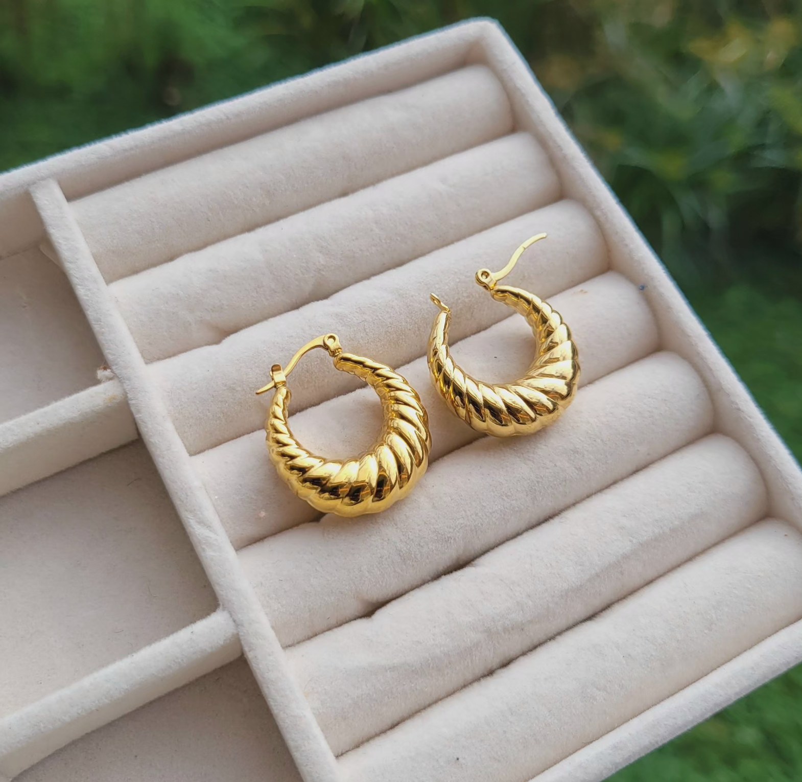 Croissant earrings  image