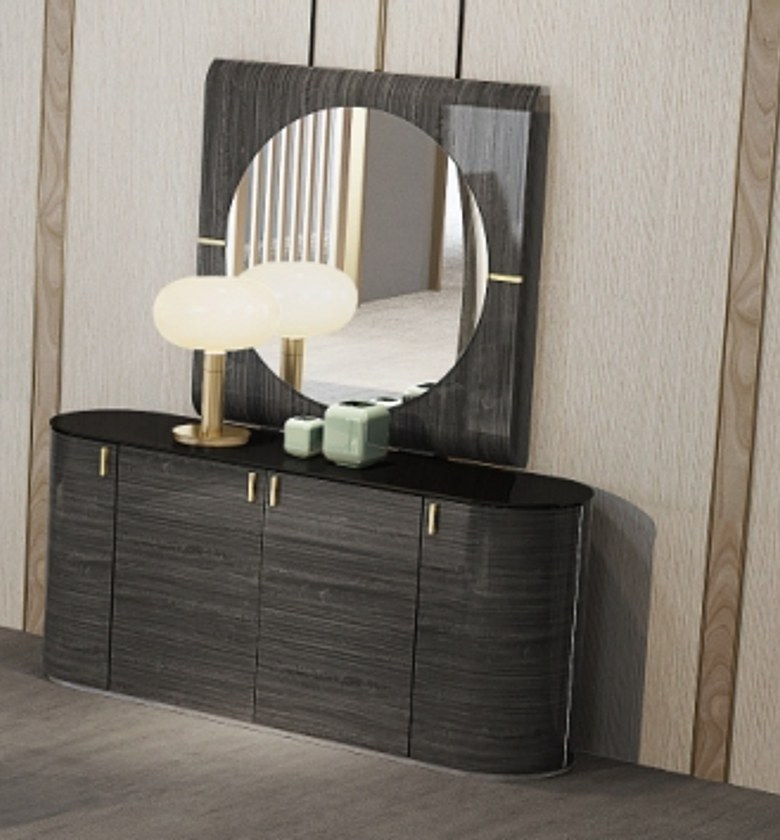 BUFFET+MIRROR GREY ANGLEY image