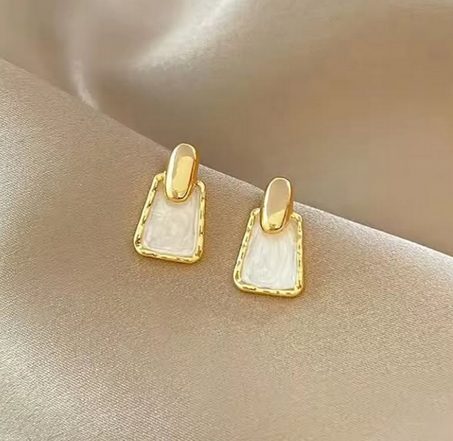 Geometry Square Drop Earrings image