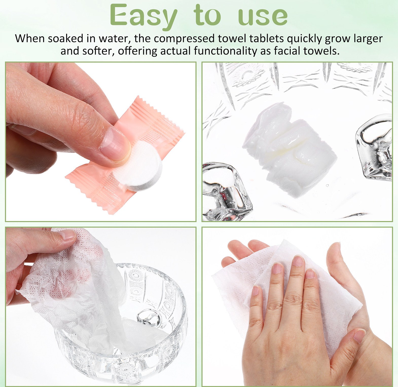 20pc Portable Magic Tablet Towel That Expands in Water image