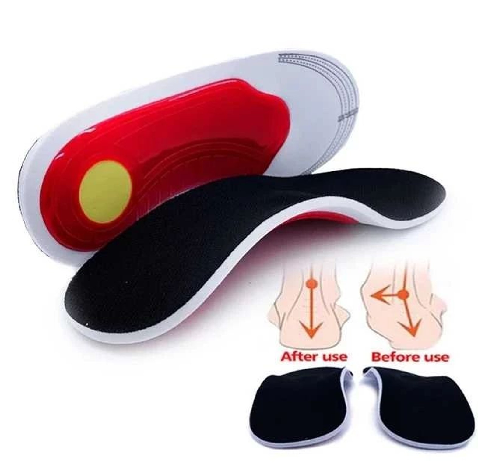Premium Flat Foot Insoles. image