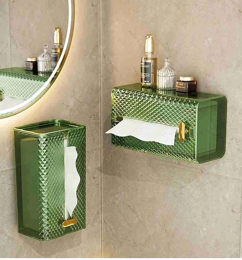 Wall Mounted Tissue and Napkin Storage Box image