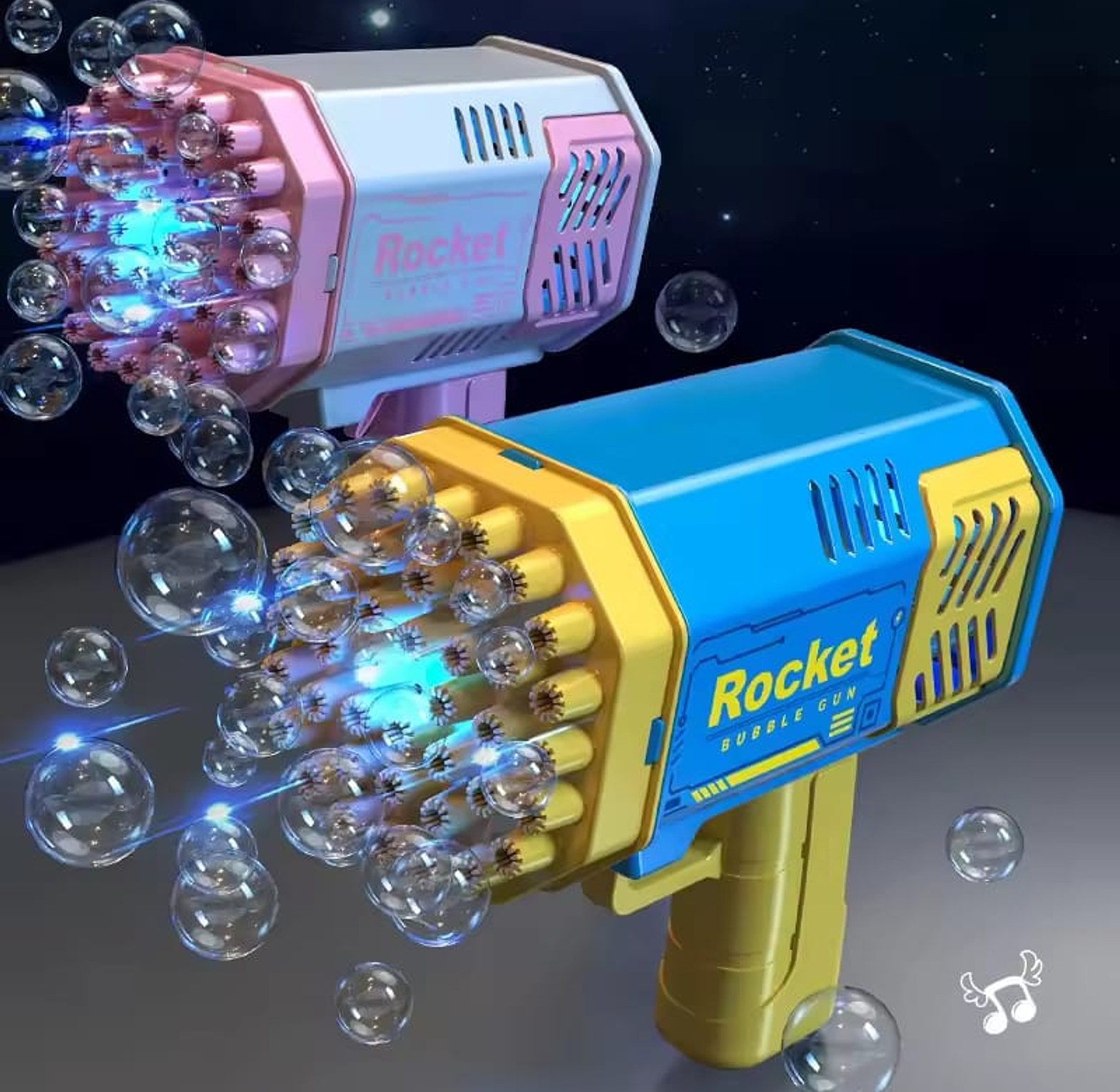 40 Holes Bazooka Bubble Gun Machine image