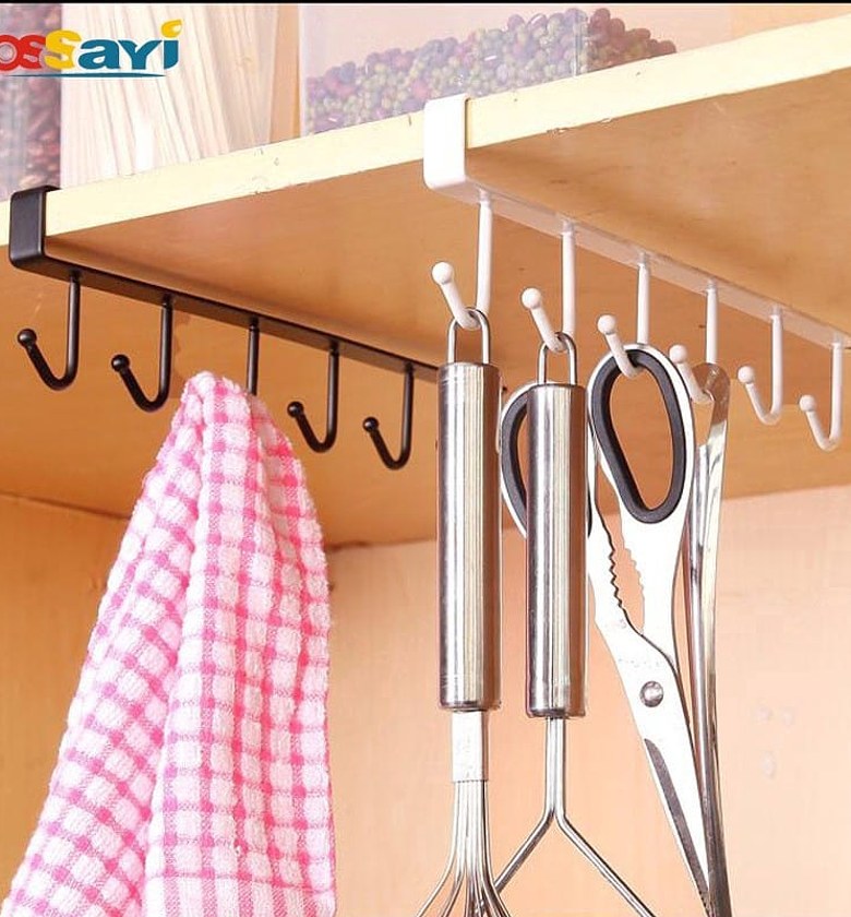 Under-Shelf Multi-Purpose Metallic Hooks image