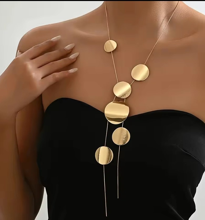Statement Round Tassel Necklace  image