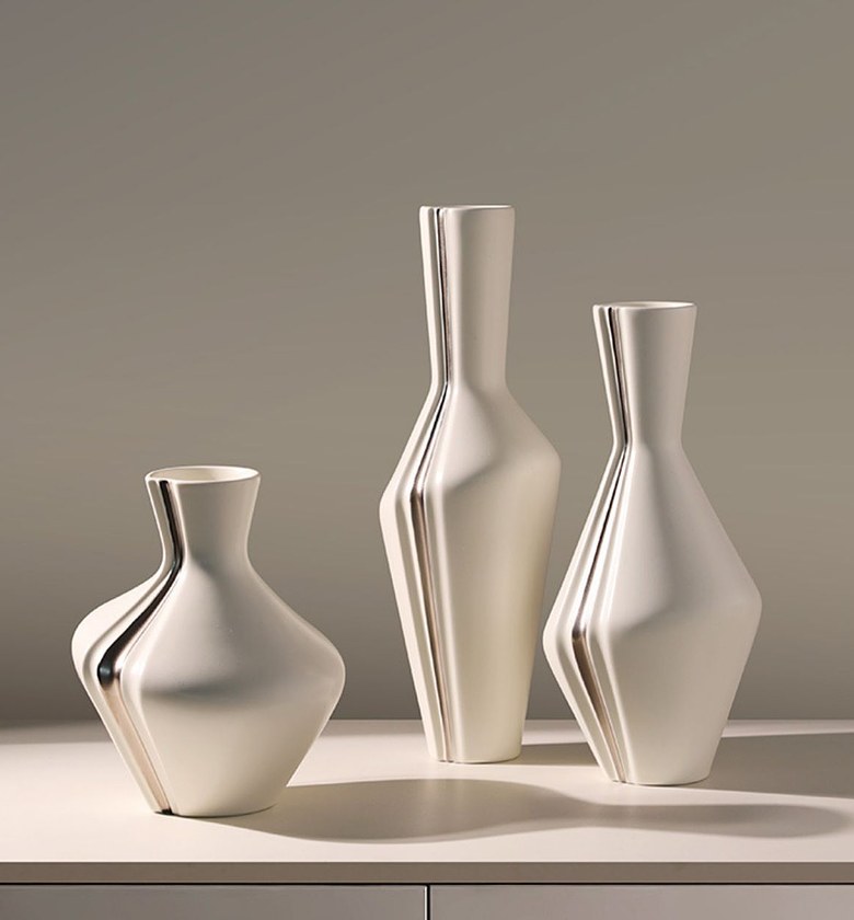 Modern ceramic vase set  image