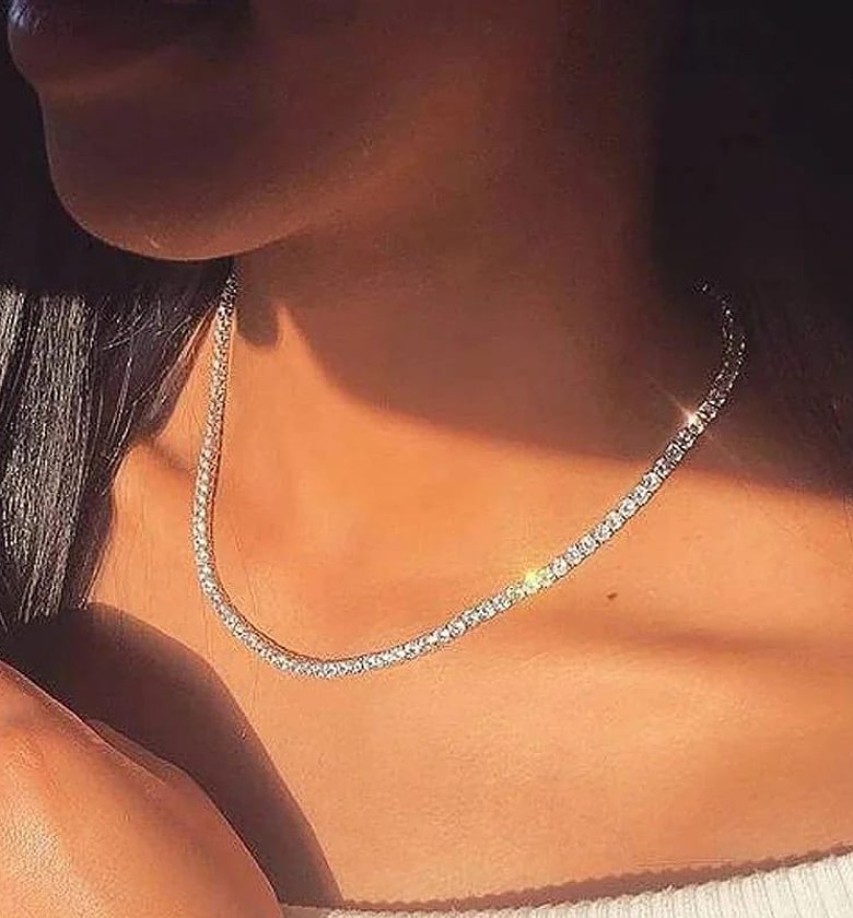 Cubic Zirconia Tennis necklace image