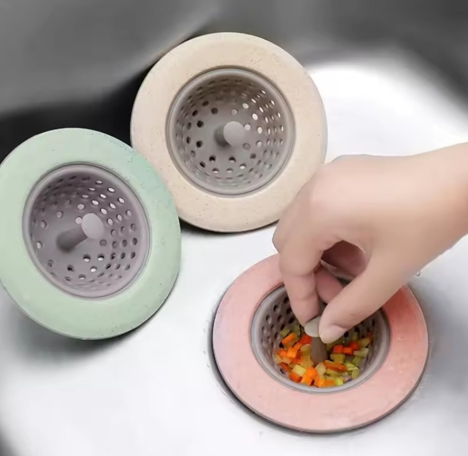 Silicone Kitchen Sink Strainer Drain Filter Stopper image