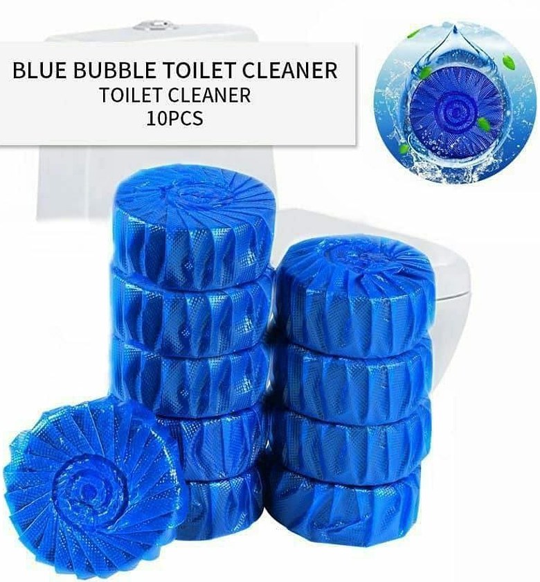 Blue Bubble Automatic Toilet Cleaner Tablets (10-Pack) – Hard Water Stain Remover & Deodorizer image