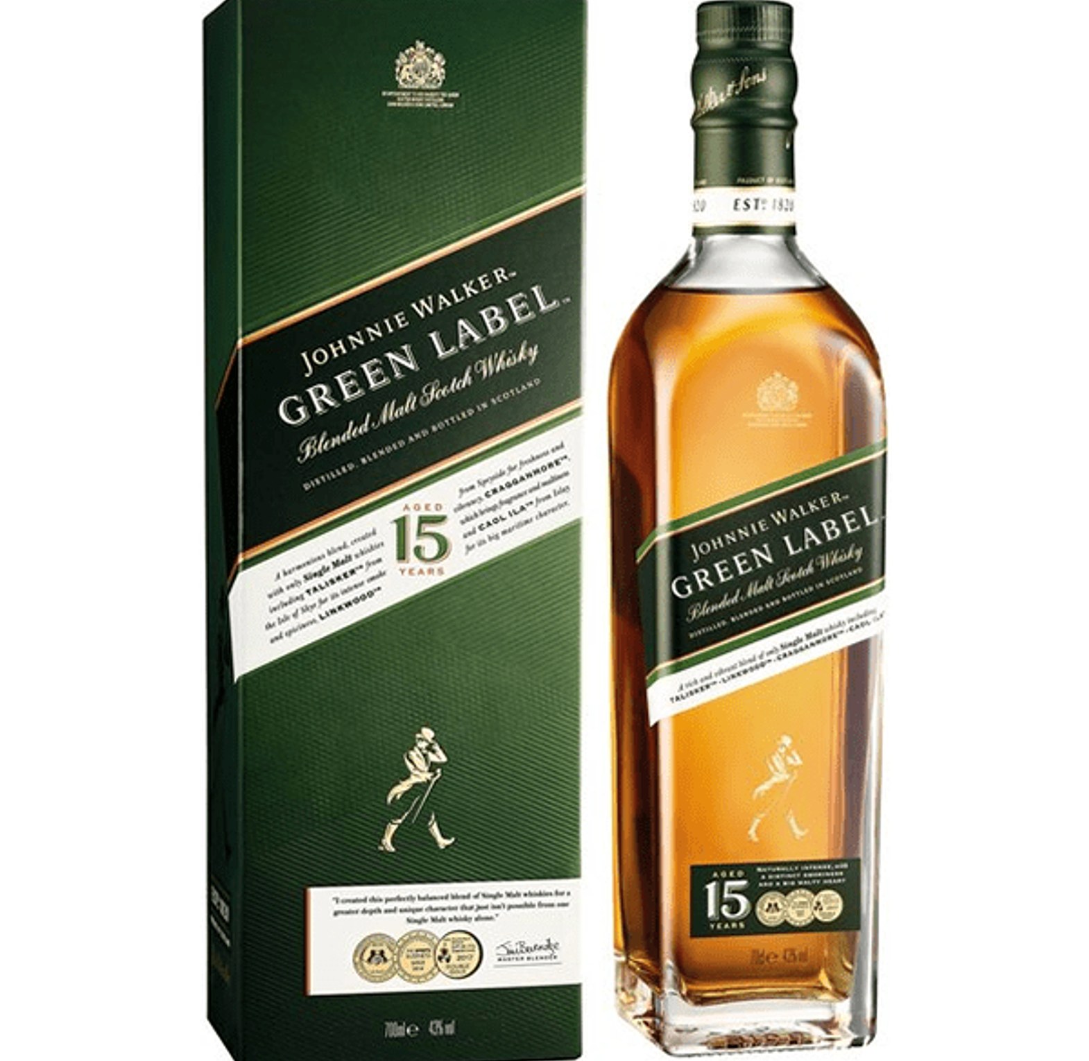 Jw green label 15yrs (750ml) image